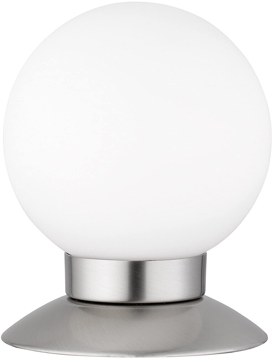 Trio LED Tischleuchte Silber Glasschirm | Preisvergleich Touch Sensor, - Weiß R52551907 20,90 bei Ø10cm ab € dimmbar