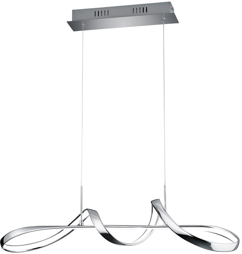 Trio LED Pendelleuchte PERUGIA Metall Chrom/Weiß 3 Stufen Dimmer 81x46cm ab  129,00 € | Preisvergleich bei