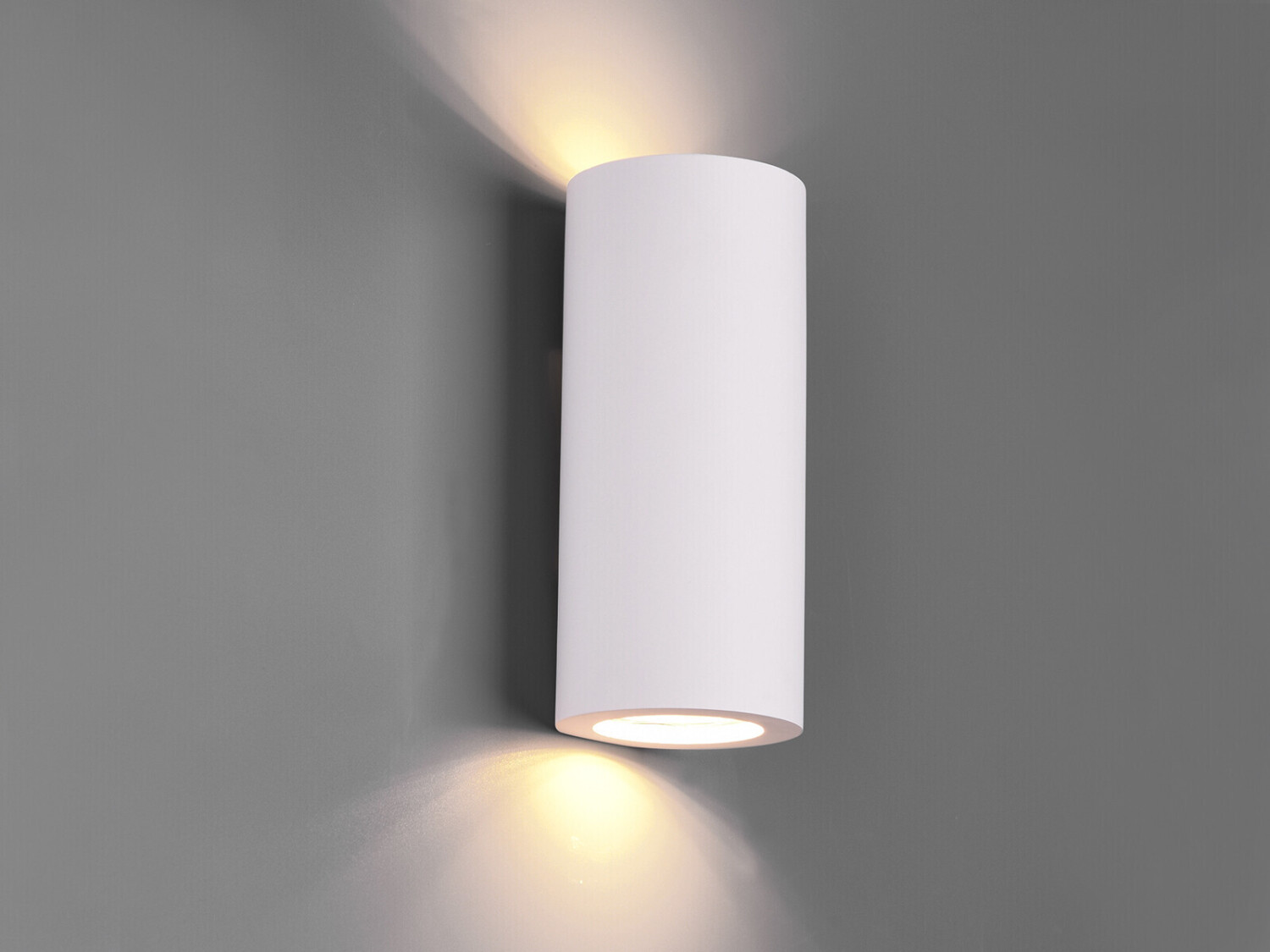 Trio LED Wandlampe Spot weiß bei bemalbar € | 28,99 Gipsleuchte ab up Preisvergleich and down