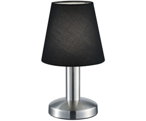 Trio Tischlampe mit Berührungsdimmer, Lampenschirm | ab Textil schwarz, Nachttischlampe Preisvergleich 24,90 € bei