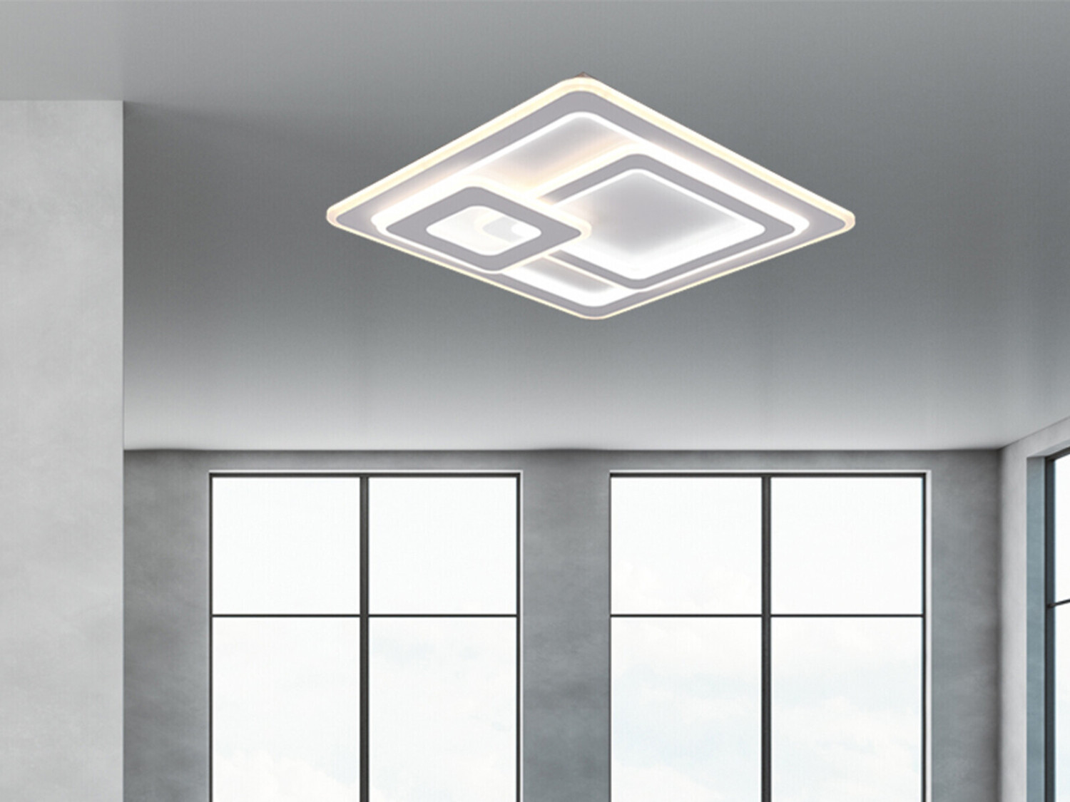 Trio Große LED Deckenlampe mit Fernbedienung & Dimmer für Eingangsbereich  Treppenhaus ab 167,99 € | Preisvergleich bei