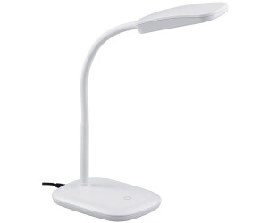 Trio Moderne LED Schreibtischleuchte Touch | € mit Preisvergleich 22,99 Dimmer bei in hoch ab Weiß, 36cm flexibel