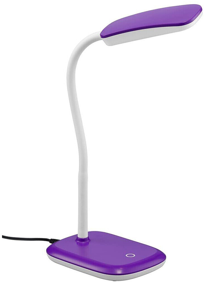 Trio Moderne LED Schreibtischleuchte flexibel in Lila, 36cm hoch mit Touch  Dimmer ab 21,90 € | Preisvergleich bei