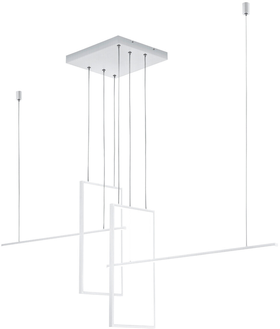 Trio Große LED Design Pendelleuchte Preisvergleich dimmbar bei | Weiß, ab & Couchtisch 279,99 € Lampe 
