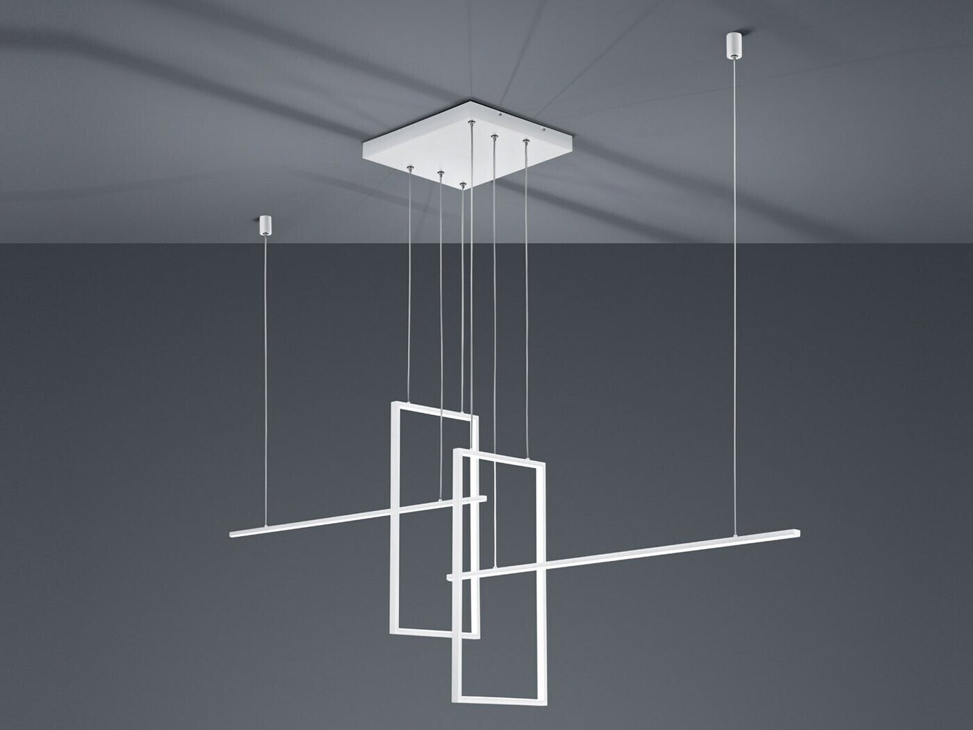 neue Marke Trio Große LED | bei Pendelleuchte - € dimmbar Preisvergleich ab 279,99 Weiß, Couchtisch Design & Lampe