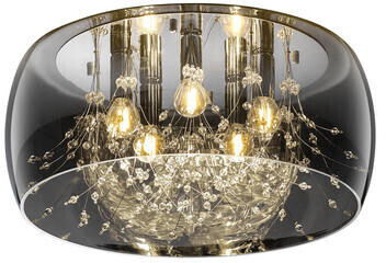 Trio Kristall Deckenlampe Rauchglas 285,00 (Februar Optik Preisvergleich ab € Ø 50cm bei 2024 | Preise)