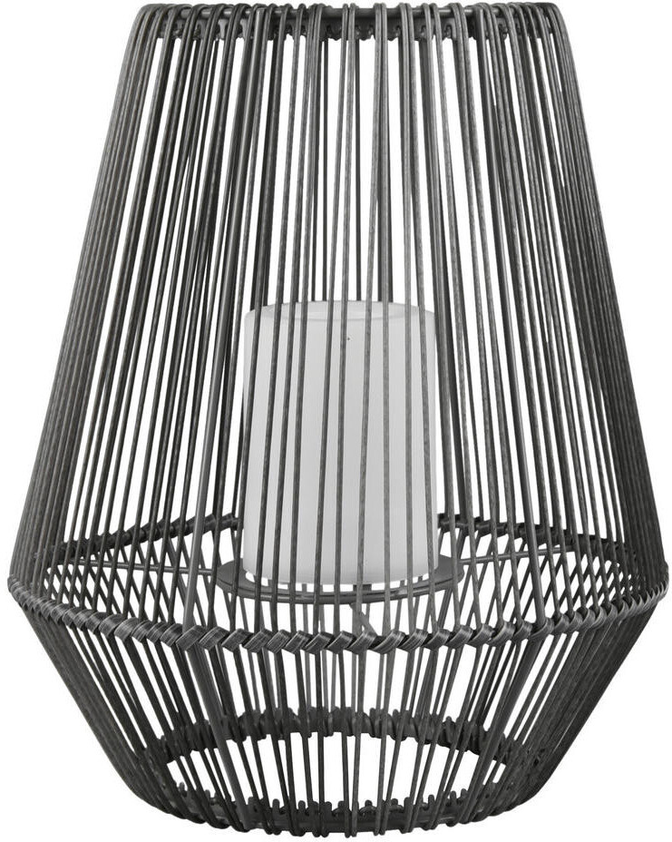 Trio Solar LED Tischleuchte Grau Kerzen Flacker Effekt Ø26cm Höhe 30cm -  R55256111 ab 22,90 € | Preisvergleich bei