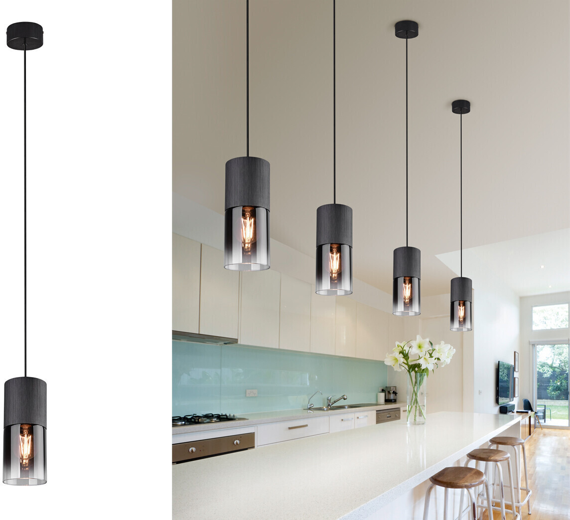 Trio LED Rauchglas Pendelleuchte einflammig, , Kücheninsel & Kochinsel ab  30,99 € (Februar 2024 Preise)