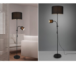 Trio LED Stehlampe mit Leselampe Stoffschirm Schwarz Wohnzimmer Stehlampen  zum Lesen ab 80,99 € (Februar 2024 Preise) | Preisvergleich bei