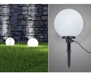 Trio LED Kugelleuchte für den Garten Strom Ø 30 cm Dekokugeln