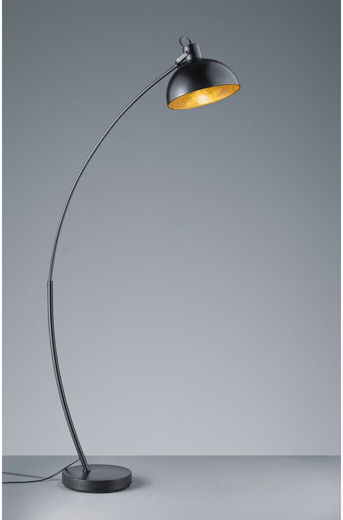 LED / Bogenlampe moderne Schwarz ab 99,99 Gold | € Trio Wohnzimmer Preisvergleich bei Stehleuchte