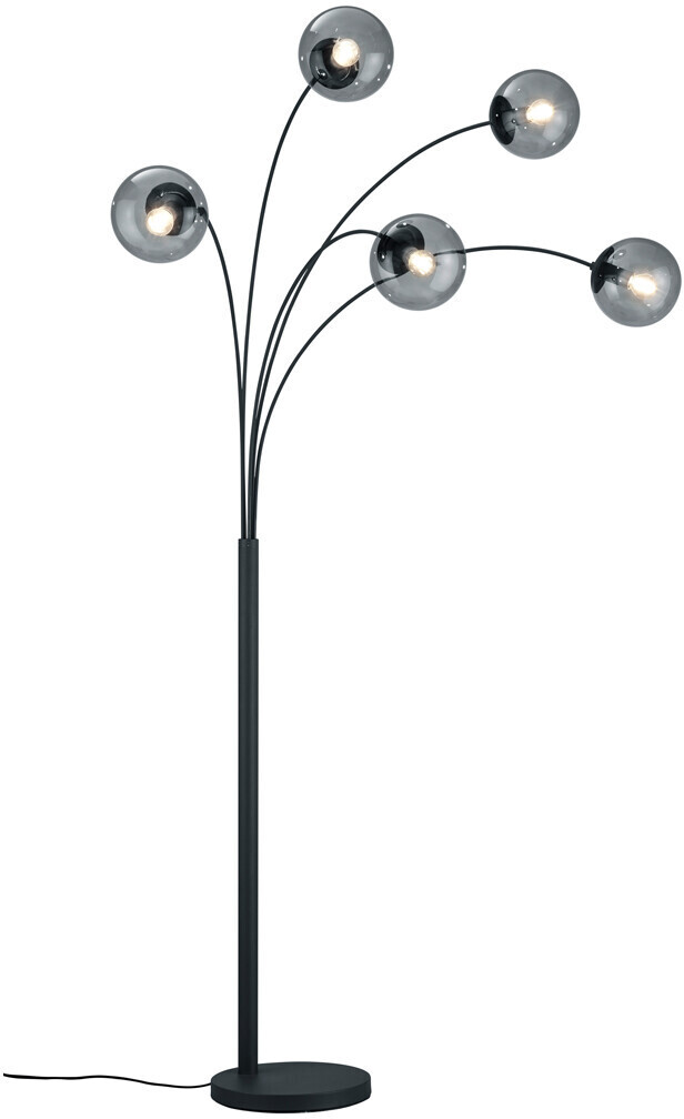 Trio Mehrflammige Rauchglas Stehlampe Elegante Bogenleuchte Mit 