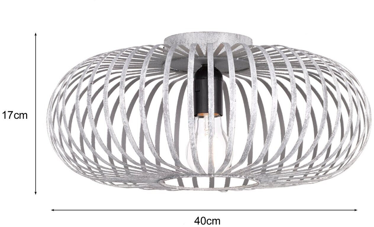 Trio Moderne Metallgitter Deckenleuchte mit LED - Wohnzimmerlampe &  Schlafzimmerlampe ab 56,49 € | Preisvergleich bei