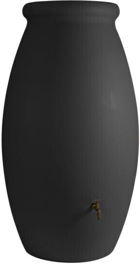 Bellijardin Récupérateur d'eau de pluie jarre 1000 L anthracite