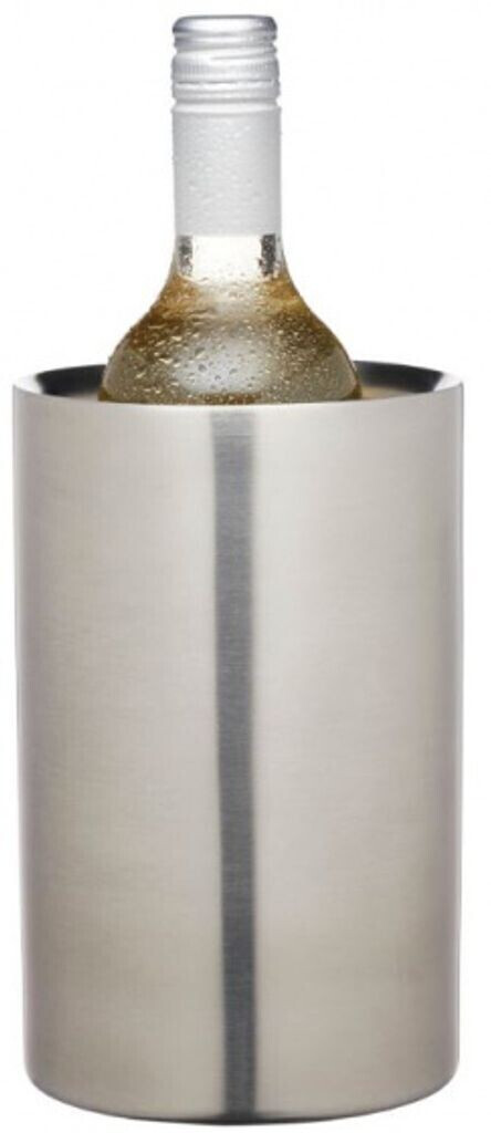 Bar Craft Champagne cooler wine cooler bottles 12 x 19 cm stainless steel silver