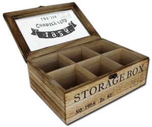 Koopman Stackable Box Koopman Teekiste 6 Fächer Storage Box - Teebox ab 13,97 ...