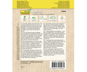 FloraSelf Bio Bio Kohlrabi samenfestes Saatgut (6725) ab 2,99