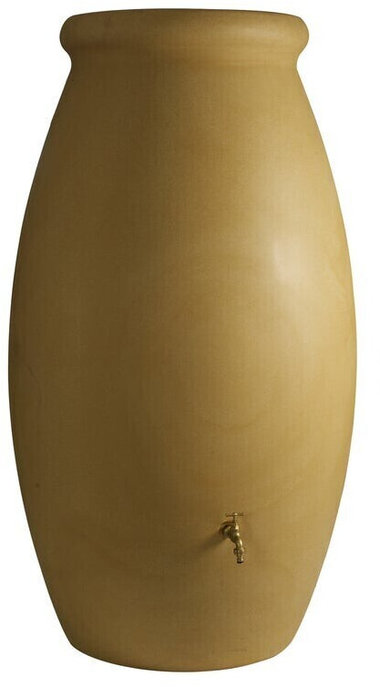 Bellijardin Récupérateur d'eau de pluie jarre 1000 L beige