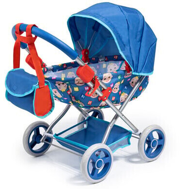 Bayer Design Doll Pram Cosy Cocomelon blue