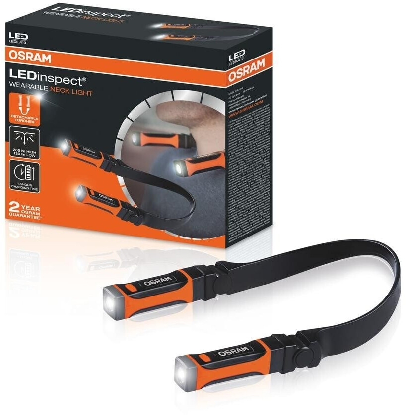 Osram Ledil413 Wearable Neck LED LED work light via USB, battery drives 265lm