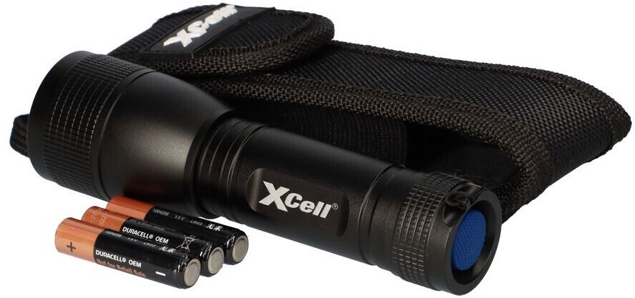 XCell 146362 LED Lampe de poche avec dragonne, avec étui , avec mode  stroboscope à pile(s) 500 lm 7 h 179 g