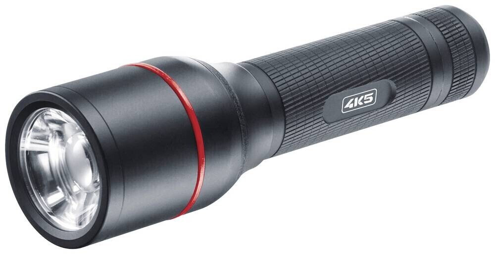 4K5 Tools PL 1000 Prolight flashlight with holster, with hand loop battery drives, battery operation