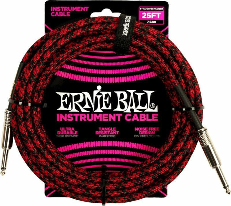 ERNIE BALL Instr.Cable Braided 25ft PB