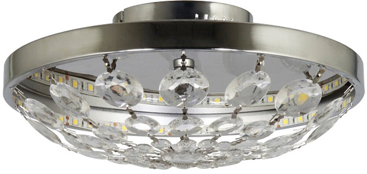 | mit bei 30cm Preisvergleich Ranex LED Deckenlampe Runde Deckenleuchte ab in Kristall 36,99 Wohnzimmer € schöne Acryl