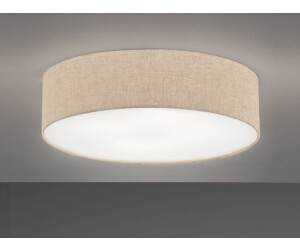 Fischer & Honsel LED Deckenleuchte Preisvergleich 60cm Wohnzimmer 197,99 ab bei € | Leinen Deckenlampe Flur Stoffschirm Beige - 
