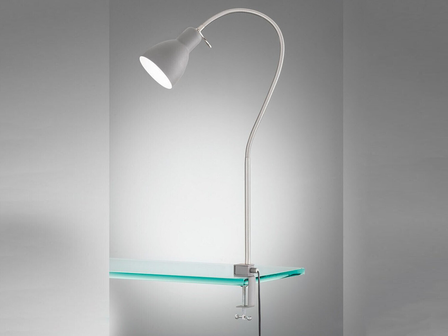 LED Klemm-Leuchte dimmbar USB Leselampe flexibel Tisch-Lampe