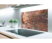 Primedeco Küchenrückwand Küchenrückwand Spritzschutz Glas mit Motiv Aluminium  Platte