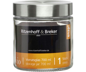 Ritzenhoff & Breker Vorratsglas mit Deckel Vio 700 ml transparent 