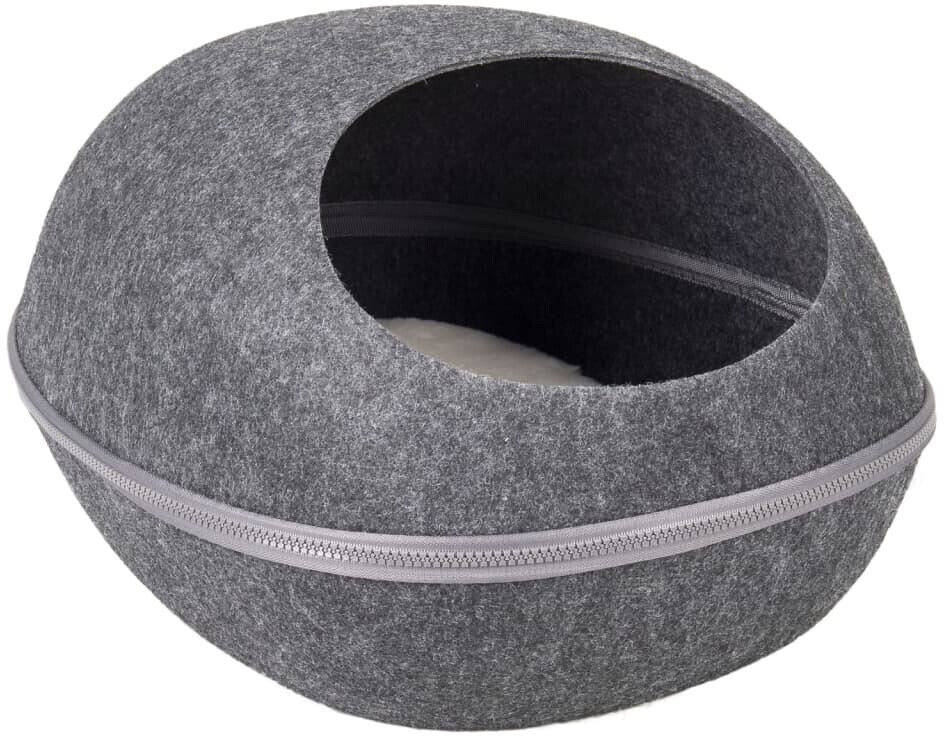 Flamingo TRIXIE Cat Cave Chizmo 39x48x24cm Felt grey (561132)