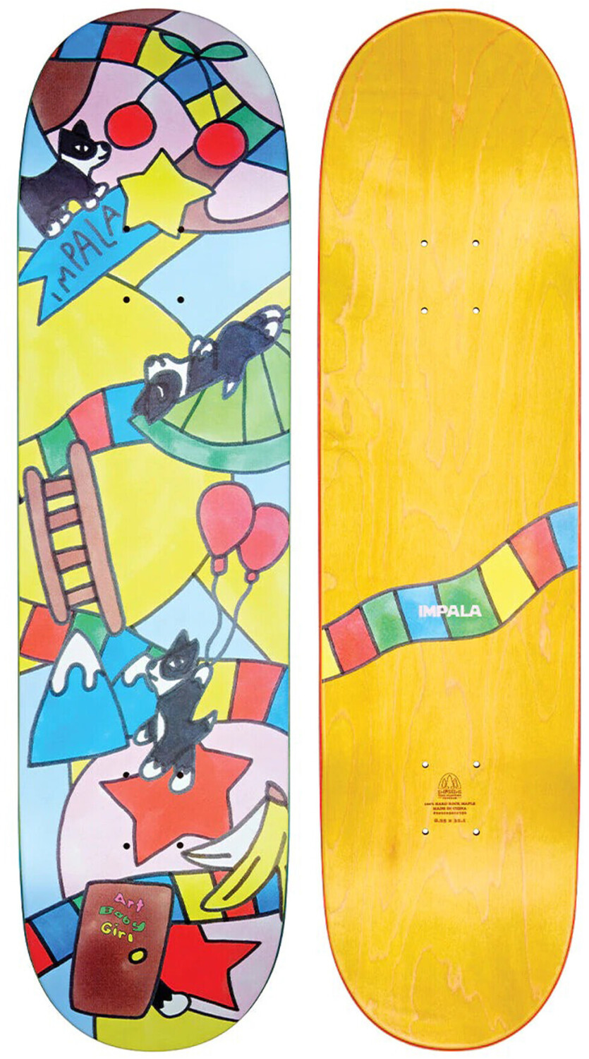 Impala Serpens Skateboard 8.25\" Complete art baby girl Gr. Uni"