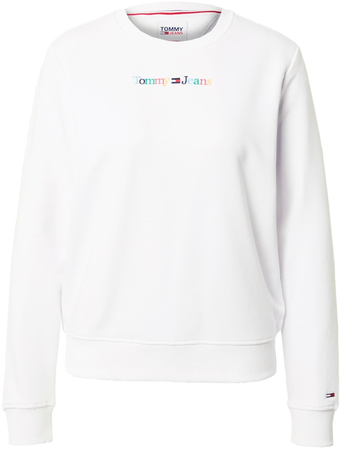 Tommy Hilfiger Regular Color Serif Linear Sweatshirt (DW0DW15648) white
