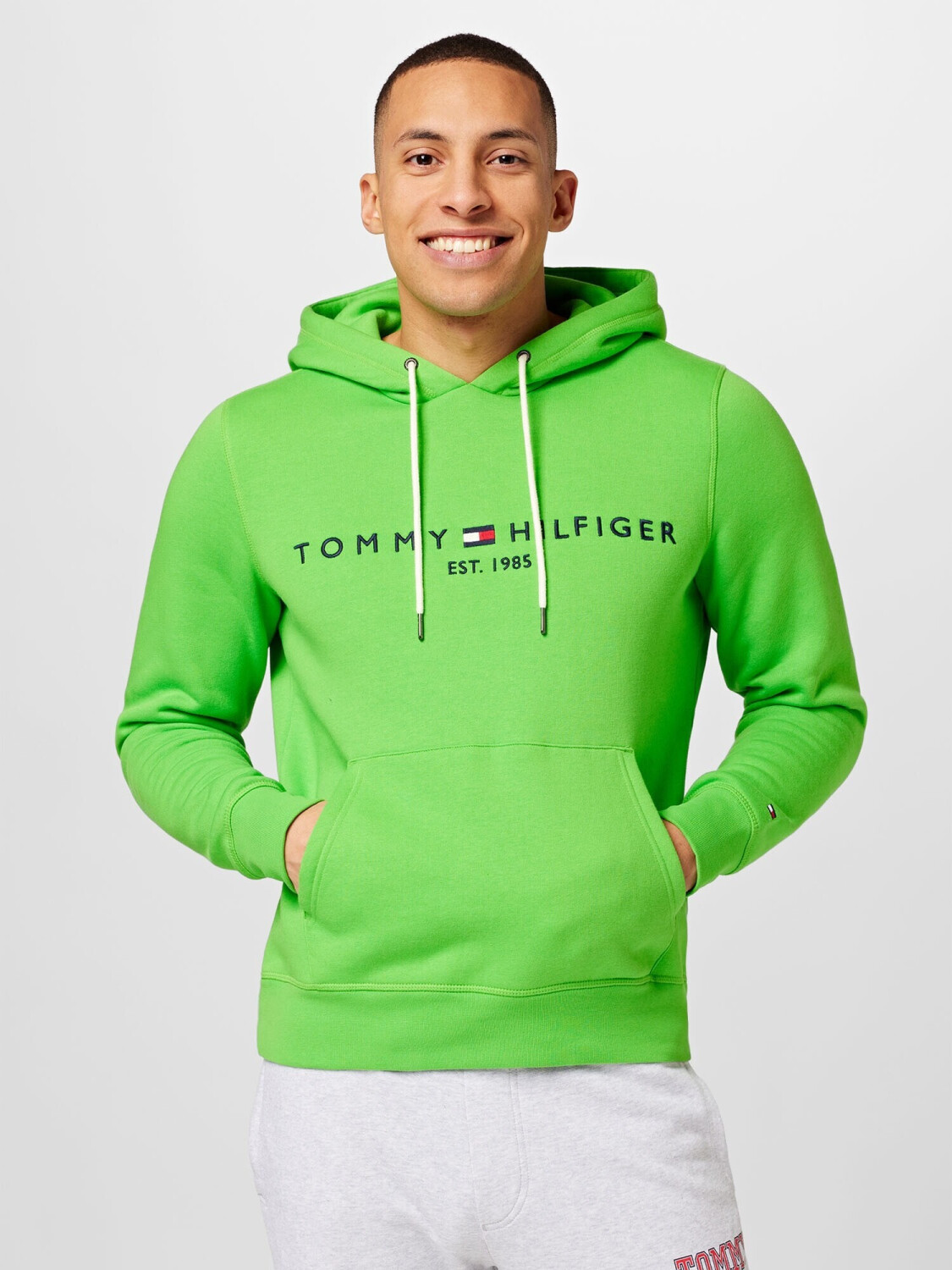 Tommy Hilfiger Organic Cotton Blend Logo Hoody (MW0MW11599) spring lime ab  74,35 € | Preisvergleich bei