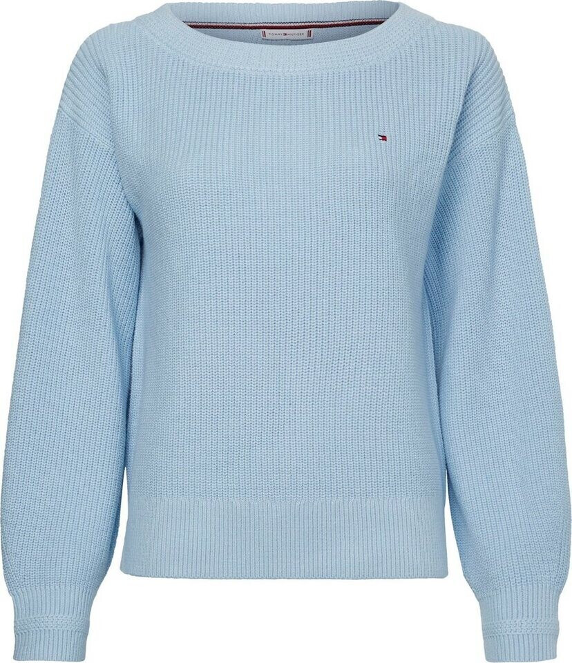 Tommy Hilfiger Boat Neck Relaxed Fit Jumper (WW0WW37018) breezy blue