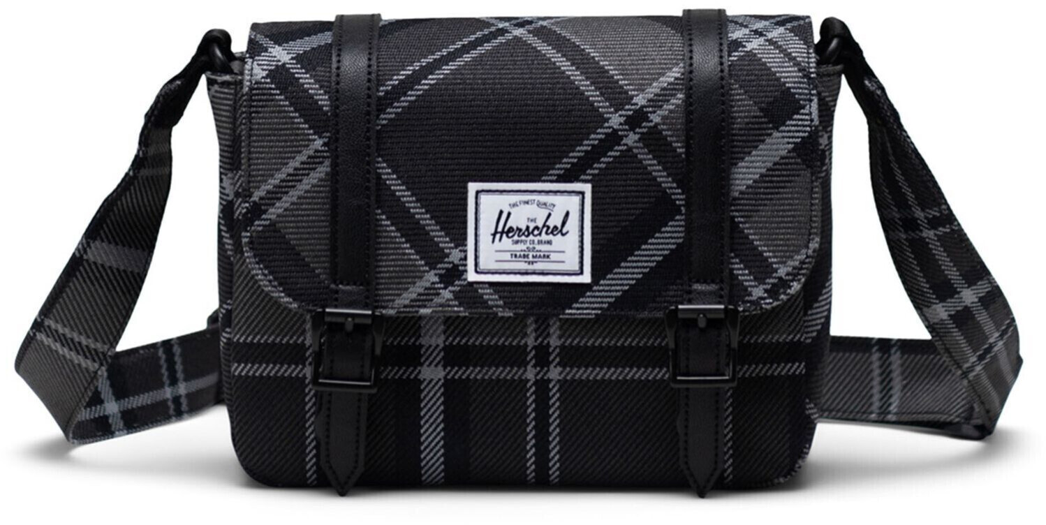 Herschel Retreat Shoulder Bag greyscale plaid (11094-05691)