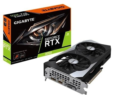 GigaByte GeForce RTX 3050 Windforce OC 8 Go GDDR6