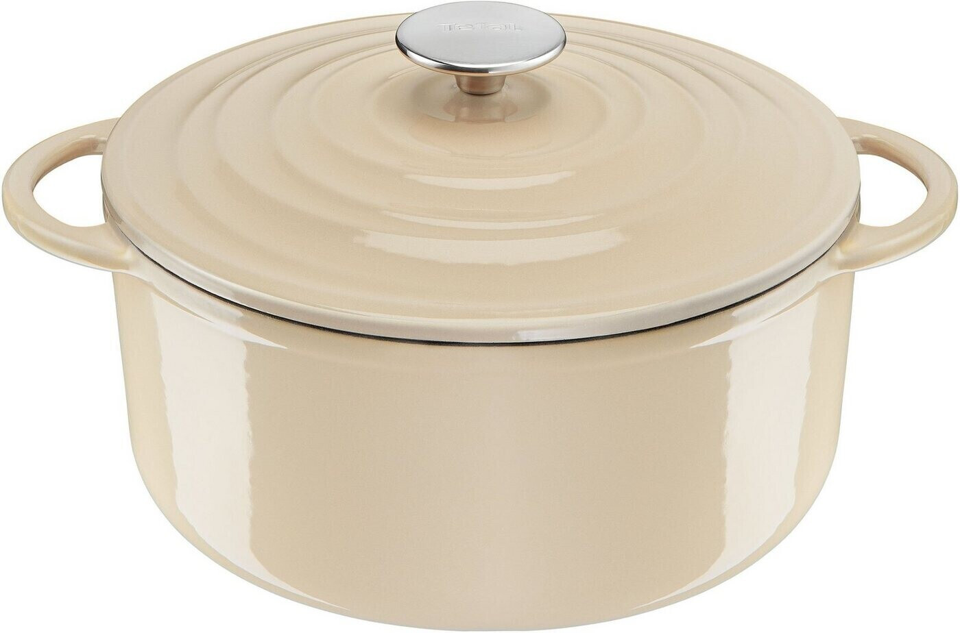Tefal Cocotte ronde Lov 25 cm beige
