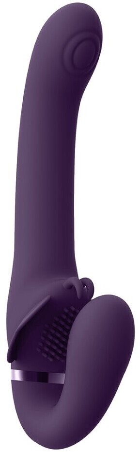 Vive Satu - Pulse-Wave & Vibrating Strapless Strap-On - violet ab 63,50 €