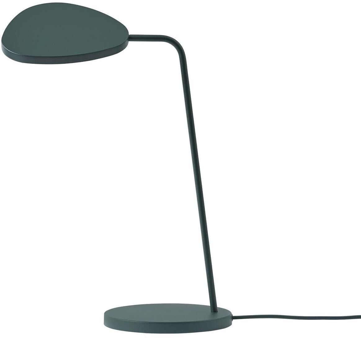 Muuto Leaf table lamp green, irregular, 8 watts, metal 18x41x18 cm dark green (13424) (608)