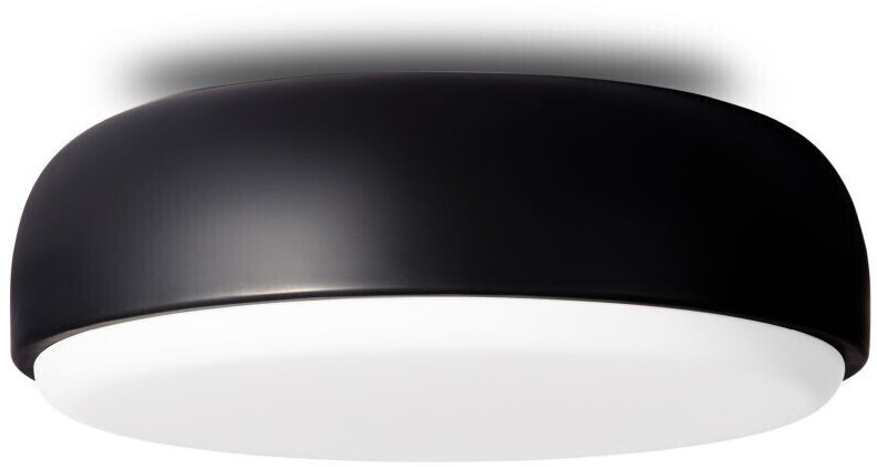 Northern Over me wall/ceiling lamp black, cylindrical shape, max. 3 x 13 watts, glass 40x14x40 cm black matt black (516) L