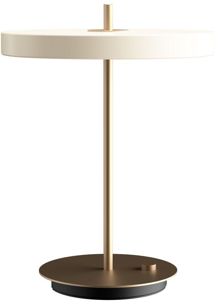 UMAGE Asteria table lamp white, cylindrical shape, 13 watts, metal 31x41x31 cm Pearl Pearl Pearl RAL 9001 (002)