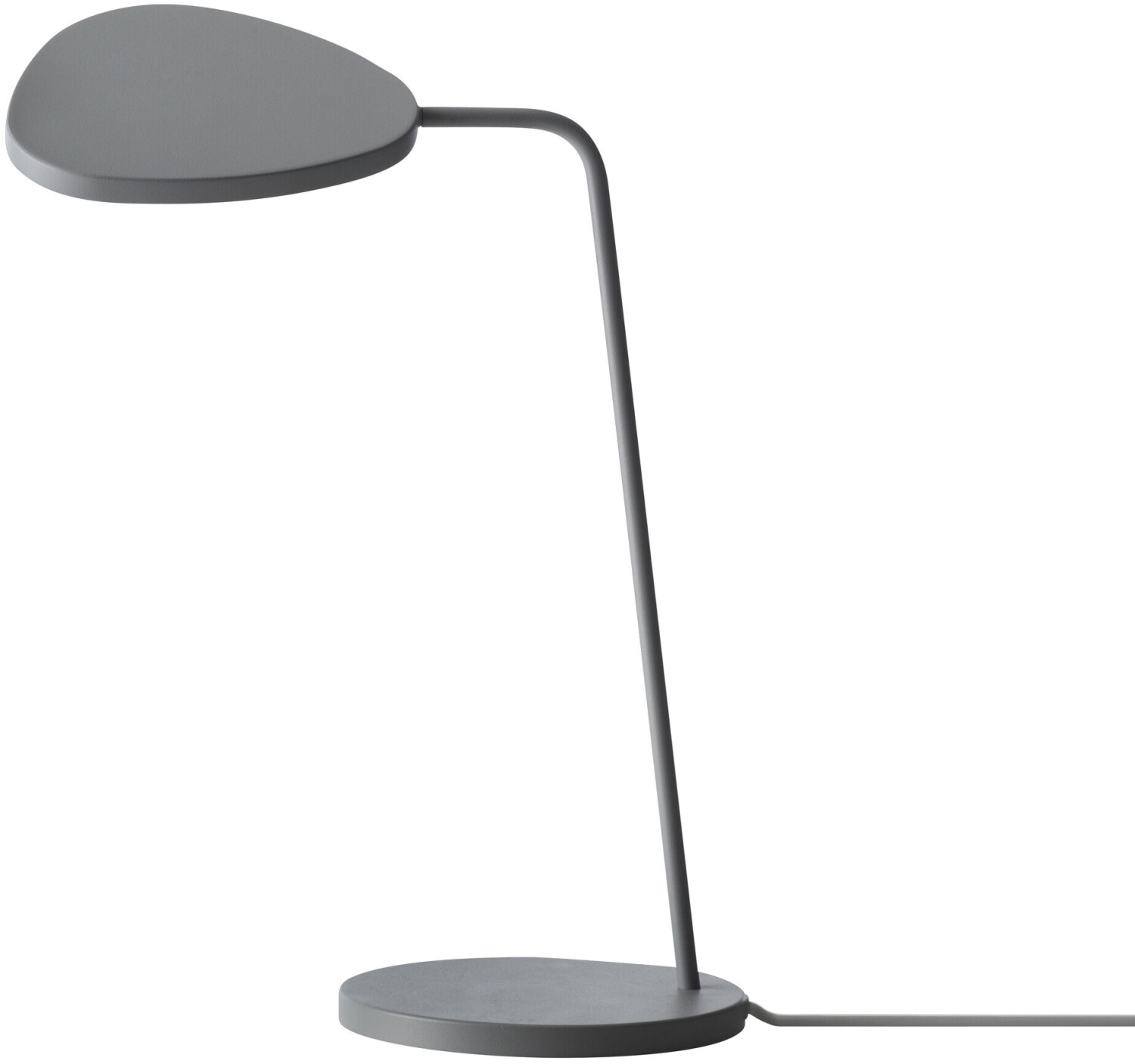 Muuto Leaf table lamp gray, irregular, 8 watts, metal 18x41x18 cm light gray (13420) (602)