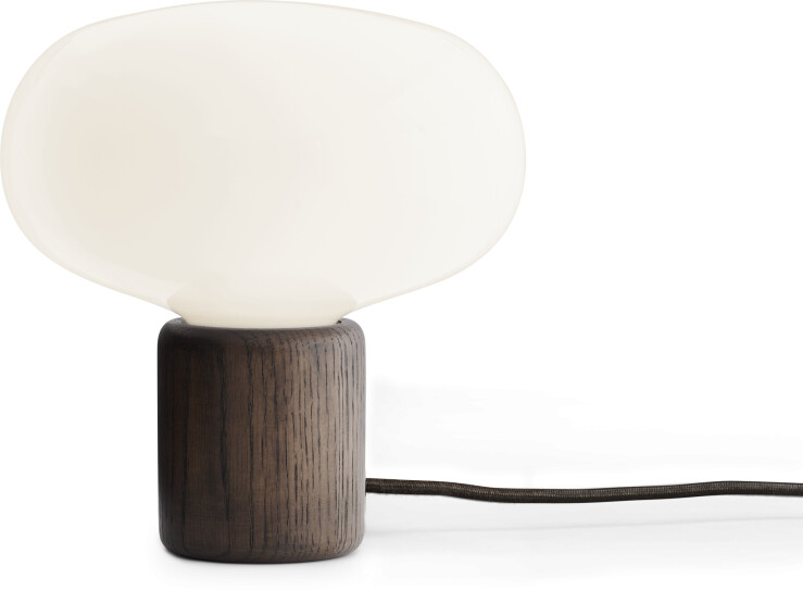 New Works Karl-Johan table lamp white, spherical, max. 7 watts 23x23x23 cm White opal glass (20310) (802)
