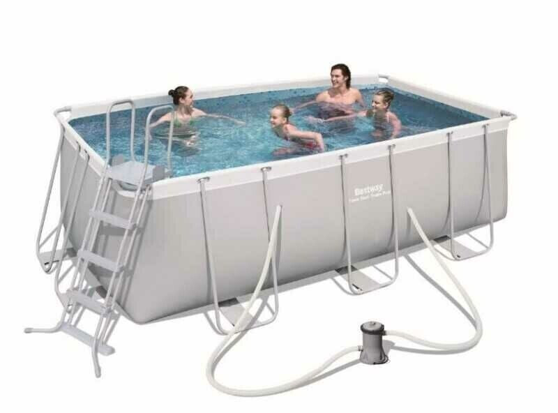 Bestway PowerSteel 412 x 201 x 122 cm (filtre à cartouche, pompe de filtration)