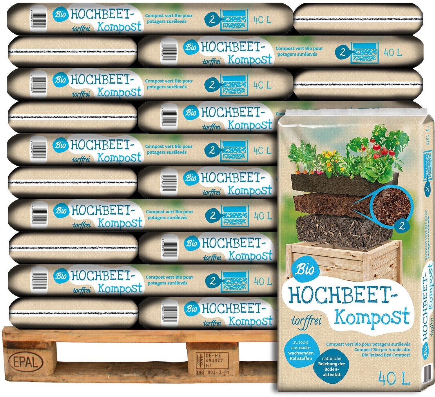 Floragard Universal HochbeeterdeKompost 1.200 L ab 379,00