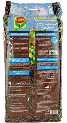 COMPO QualitätsBlumenerde leicht 60 L ab 14,99 € Preisvergleich bei