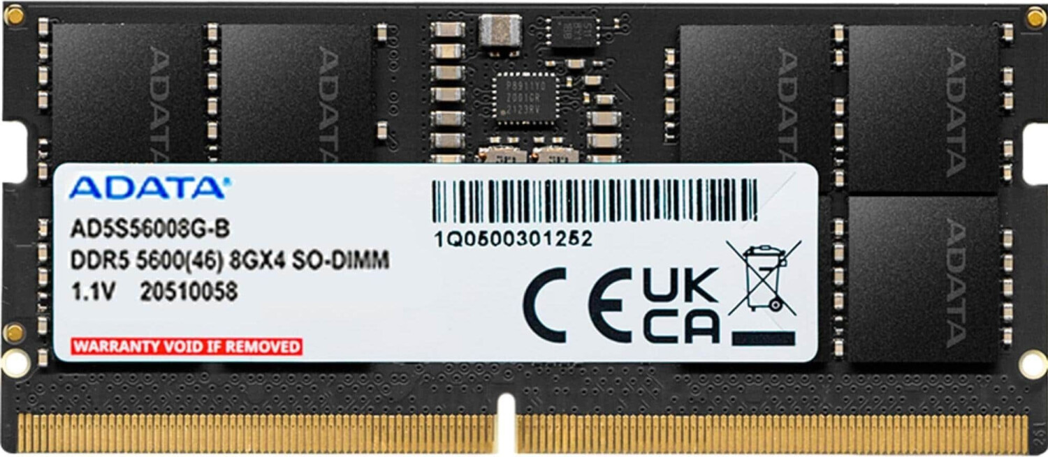 Adata Premier 8GB Kit DDR5-5600 CL46 (AD5S56008G-S)